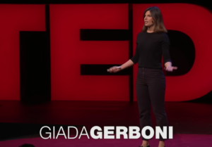 Giada Gerboni on the TED Talk stage
