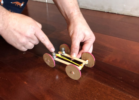 HOW TO: Make a Rubber Band Car